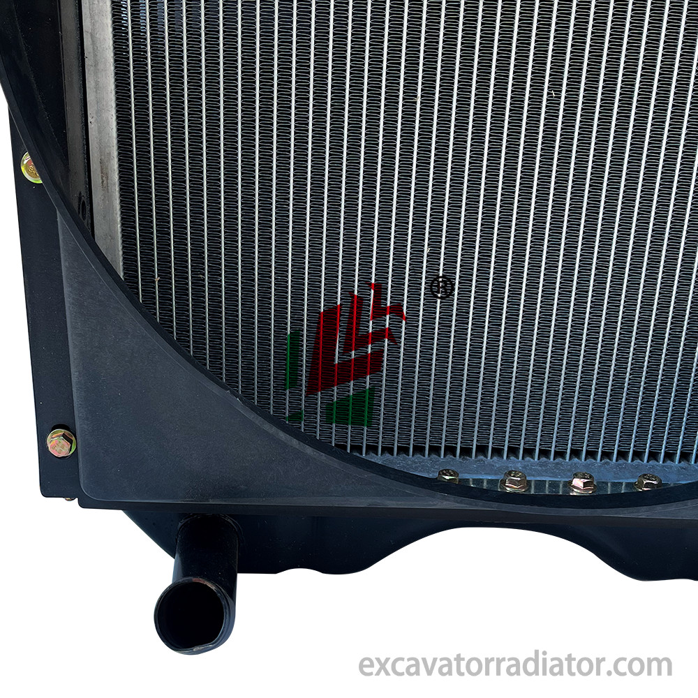 Радиатор для машиностроения для Weichai K4105 Высокий правый левый изгиб DF38 Тяжелые машины