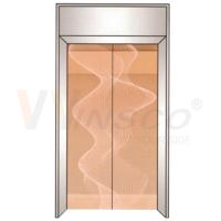 a folha de aço inoxidável do ouro do espelho de 1219mmx2438mm gravou Rose Gold terminada