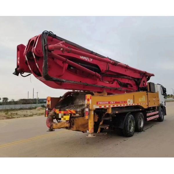 2019 SA Ny 47m Concrete Pump Truck with High Productivity on Mercedes Benz Chassis