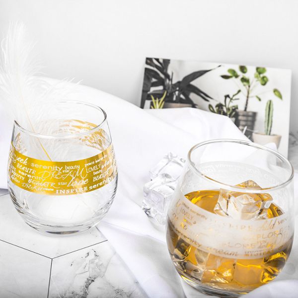 Fashion New Clear Glass Wine Glass Set Lead Free Crystal Glass Gift