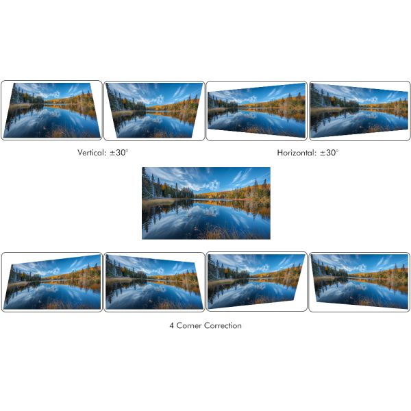 3800 Lumen DLP Laser Projector Short Throw Projector For Home Cinema