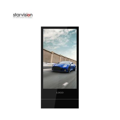 86Inch 500cd/m2  Touch Screen Totem Airport Digital Signage Free Standing
