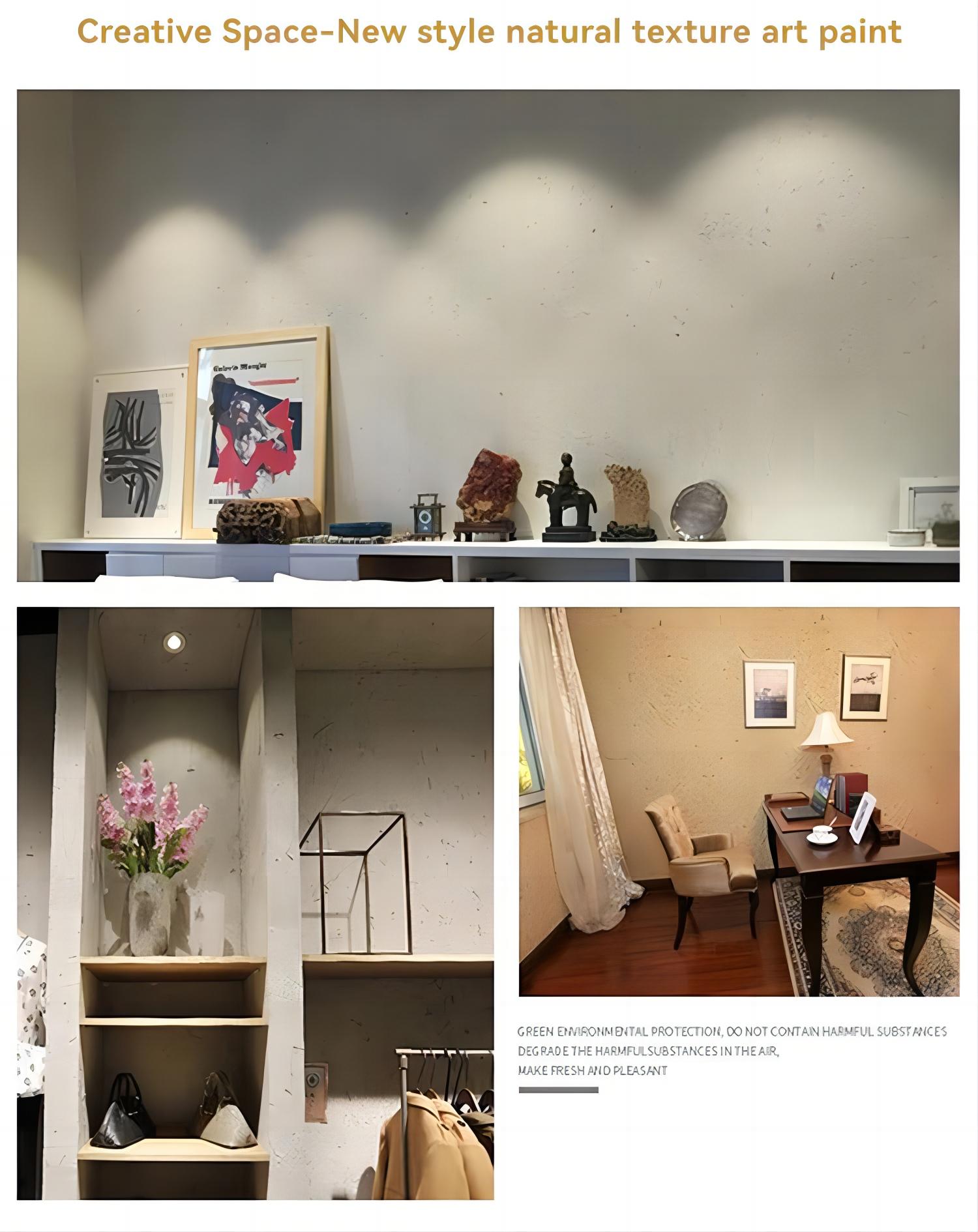 Внутренние и наружные покрытия зданий декоративная штукатурка E96 текстура краски с низким MOQ