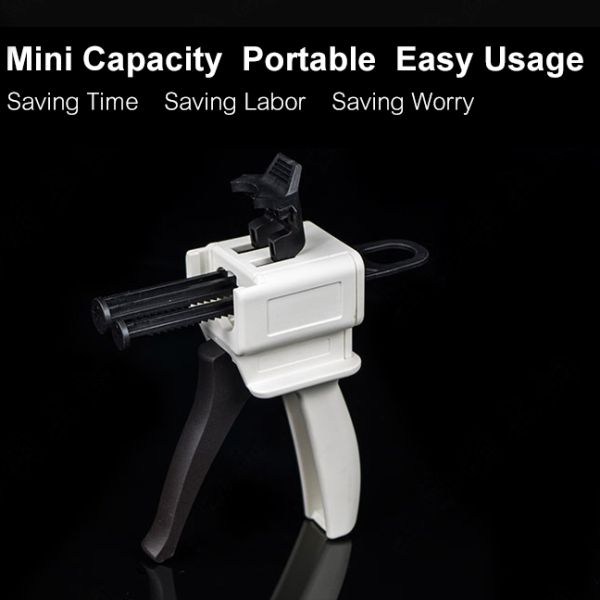 Silicone Impression Material Dental Silicone Tube Squeezer Gun Injection Light 75ml 4:1 10:1