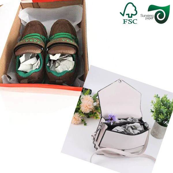 FSC 45gsm 48.8gsm High Opacity Newsprint Packing Paper For Shoe Industry