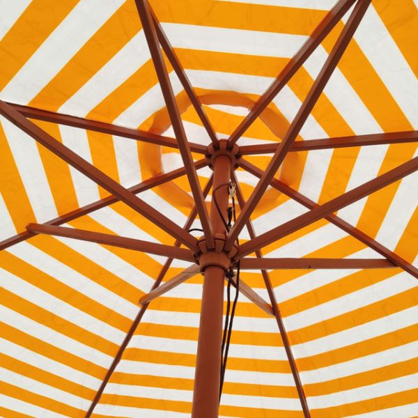 Outdoor Coffee Shop Umbrella Custom Wooden Umbrella for Home Camping and Modern Party