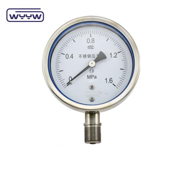 High Accuracy Stainless Steel Pressure Gauge 6 Calibrated Pressure Gauge