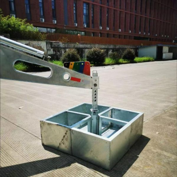 Portable Telescopic Steel Mast for Rapid Deployment Mobile Base Station and Emergency Surveillance with Industrial-Grade Lifting System and Stabilized Base