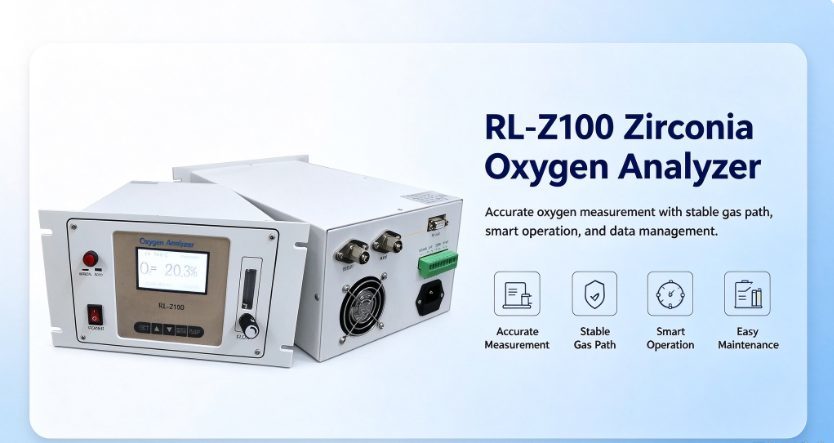 Oxygen O2 Gas Analyzer Digital LCD Display Meter With Sound Alarm Metal Oxygen Detector