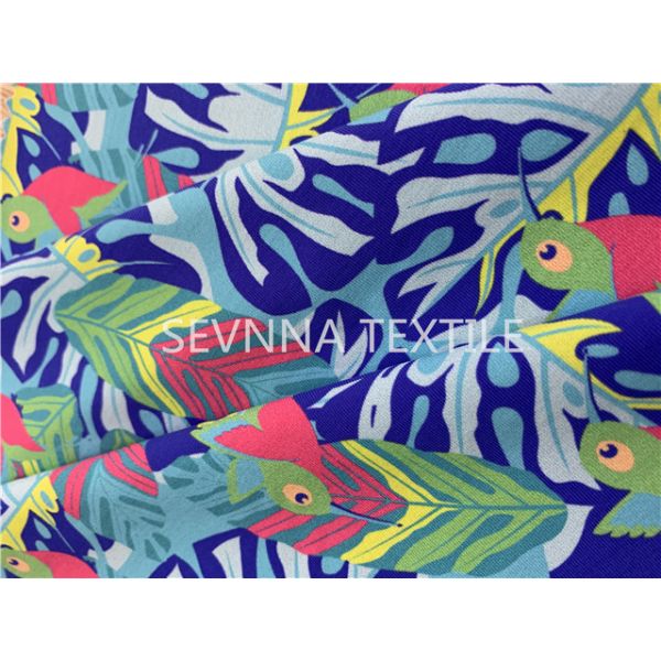 Anti UV Activewear Knit Fabric Poly Yarn Excellent Sweat Absorbency