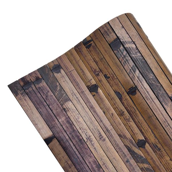 Moso Bamboo Grain Decorative 3D Wallpaper Bamboo Paneling Roll With Natural Pattern