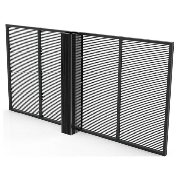 P3.9 Full Color Indoor Transparent LED Display Aluminum Cabinet For Supermarket
