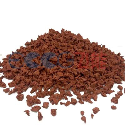 Da segurança de borracha EPDM da pálete da palha de canteiro do produto comestível os grânulo macios desbastaram de borracha para o campo de jogos