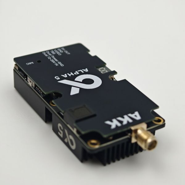 5W Black FPV Drone VTX Stable Adjustable 4990-5945MHz With Smart Audio