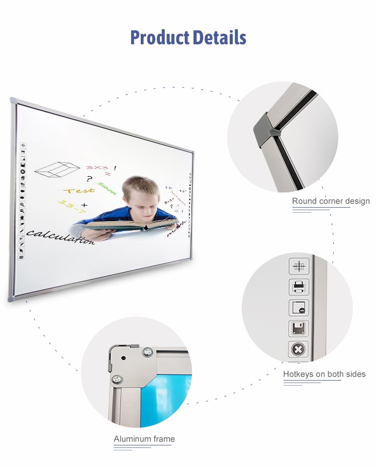 Класс Smartboard Whiteboard цифров Multi касания IWB взаимодействующий для школы