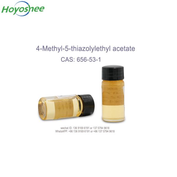 Liquid 4-Methyl-5-Thiazoleethanol Acetate CAS 656-53-1 FEMA approved Thiol Compound enhancing coffee, roasted meat, popcorn aroma