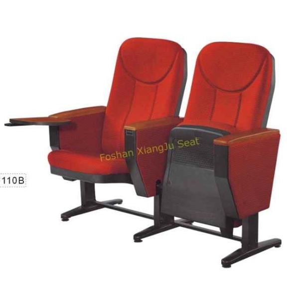 Movable PP Panel Lecture Hall Meeting Room Seating Chair With Writing Tablet