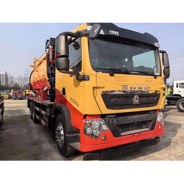 Howo TX Автомобиль для всасывания сточных вод Автомобили для насоса сточных вод Новые 16м3 6х4 10 колес 350 л.с.