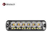 18W Truck Strobe Light High Bright LED Grille Strobe Lights IP67 PC Lens Materials