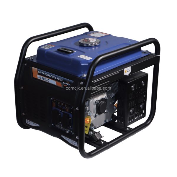 220v 230v Single Phase Recoil Start Petrol Generators 5000w Open Frame Inverter Generator