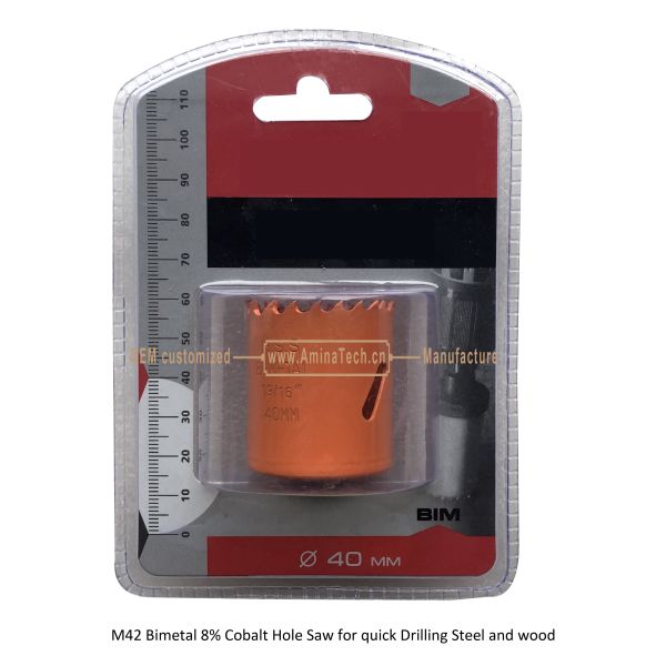 M42 Bimetal 8% Cobalt Hole Saw for quick Drilling Steel and wood,Power Tools