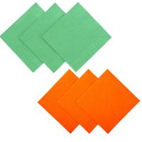 Serviço luxuoso do OEM do vintage da prova de óleo do guardanapo de papel da polegada 60x84 alaranjada