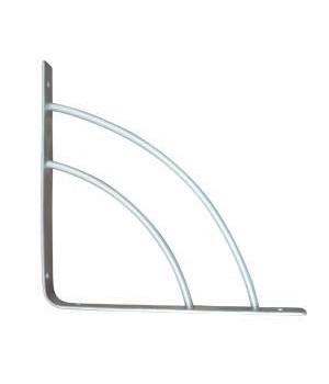Durable White Metal Shelf Brackets 150×150mm / 200×200mm Easy To Install