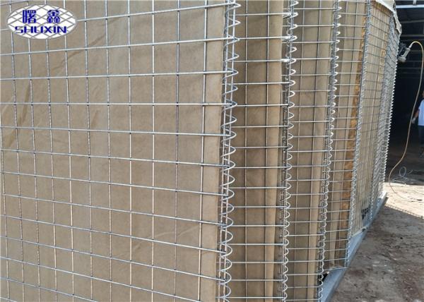 Heavy Duty Military HESCO Defensive Barriers SX - 10 / Galvanized Gabion Box