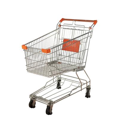 Asian 125L Standard Metal Shopping Trolley Supermarket Grocery Trolly Cart EN BS 1929