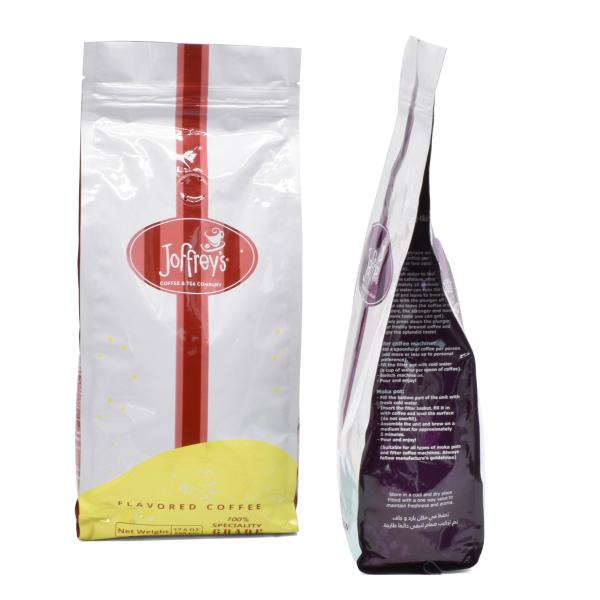 8 Sides Sealing MOPP Matt 250g Coffee Packaging Pouch