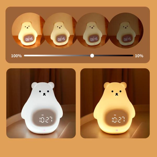 Sleep Trainer Clock With Soft Night Lights For Kids Intelligent Sleep Aid