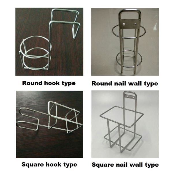 Anti-corrosion Hand Sanitizer Hanger Disinfectant Bottle Hook Wall Rack Special for Junior and High Schools's Gym, Class