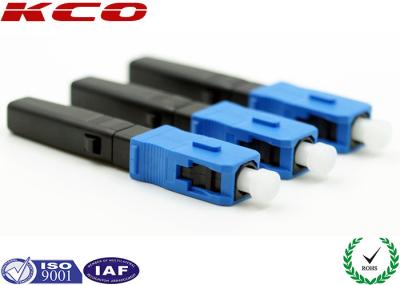 Conector rápido da fibra ótica do PC do SC de CATV FTTH, conector rápido do conjunto