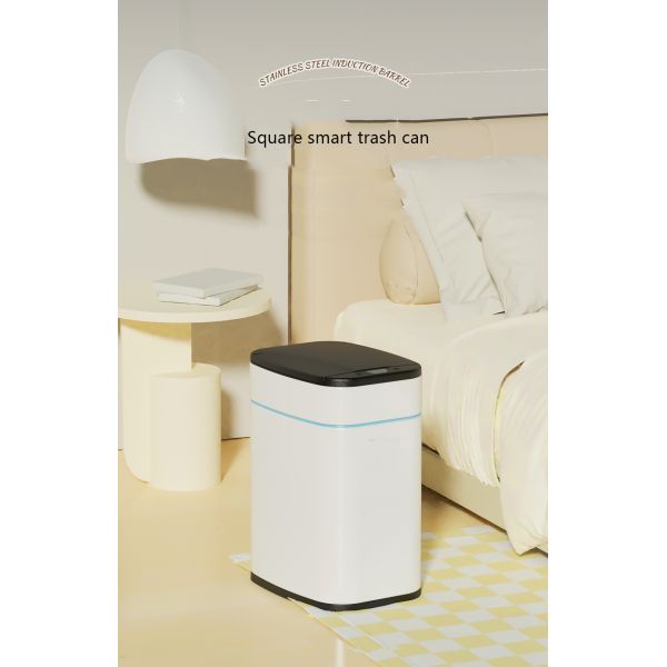 Slim Smart Trash Can Self Seal Smart Food Waste Bin Self-changing Smart Trash Can