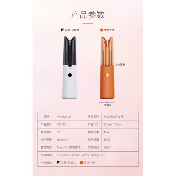 Wireless Hair Curler The Perfect Combination of Portability and Performance