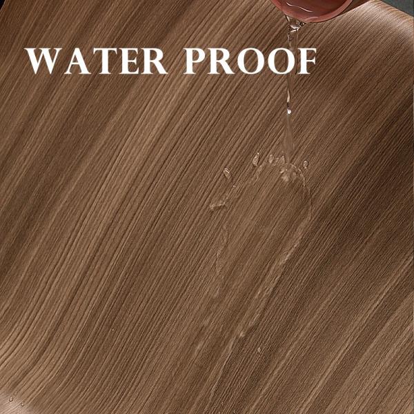 61cm Width Contemporary Design Style Natural Textured PVC Wood Wallpaper Wallcoverings for Furniture or Kitchen