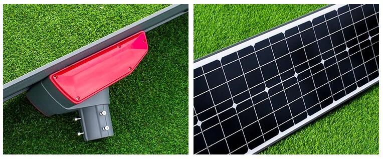 Все в одной солнечной лампе 20W 30W 40W 50W уличного света