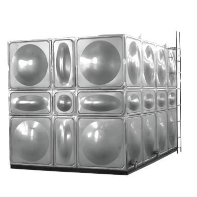 Modular High Strength Stainless Steel Sectional Water Tank For Drinking Water Plant