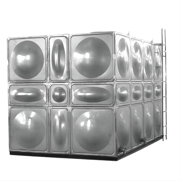 Modular High Strength Stainless Steel Sectional Water Tank For Drinking Water Plant