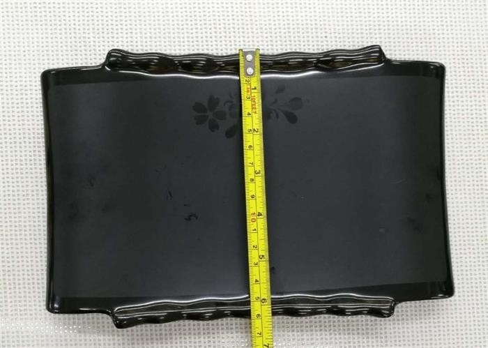 Черный Диннерваре фарфора устанавливает сопротивление жары -30°К длины 24км веса 337г | +120°К