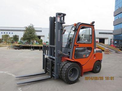 China Manufacture full wheel drive 3.5 Ton All Terrain Forklift Trucks