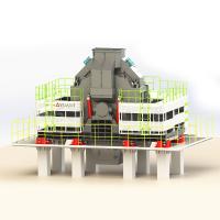 Machine de concassage par choc à technologie humide pour matériaux de construction