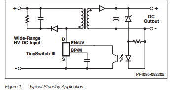 Single Integrated Circuit Chip TNY275PG Energy Effi Cient Off Line Switcher