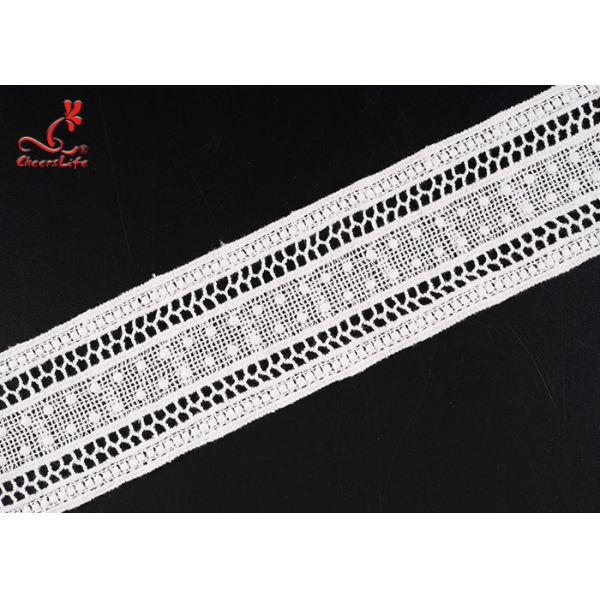 утеска шнурка ширины 5.2cm расстворимая в воде для прямого дизайна кабеля юбки