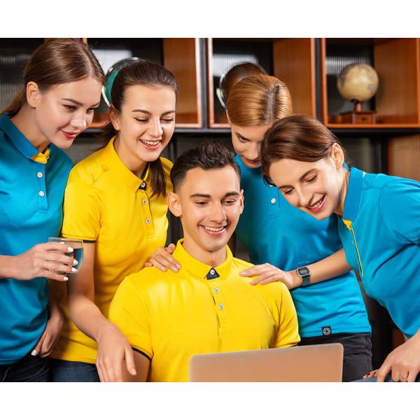Advertising Loose Custom Work Polo Shirts Personalised Work Polo Shirts Regular Fit