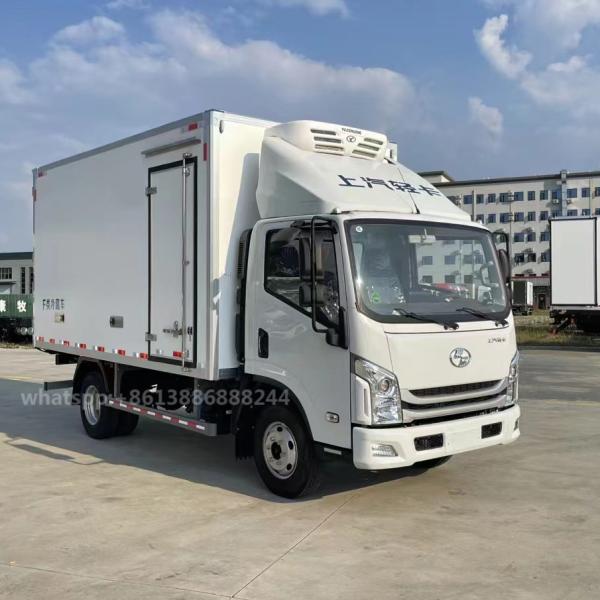 Shangqi   4*2 Single Row Wide Cab  Van Refrigerator Truck   Cold Storage Truck  Refrigerated Truck