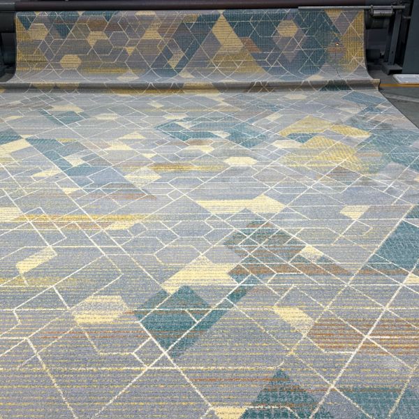 PRAYER Western Corridor Axminster Carpet in Rectangle Shape with Nylon Material and Long