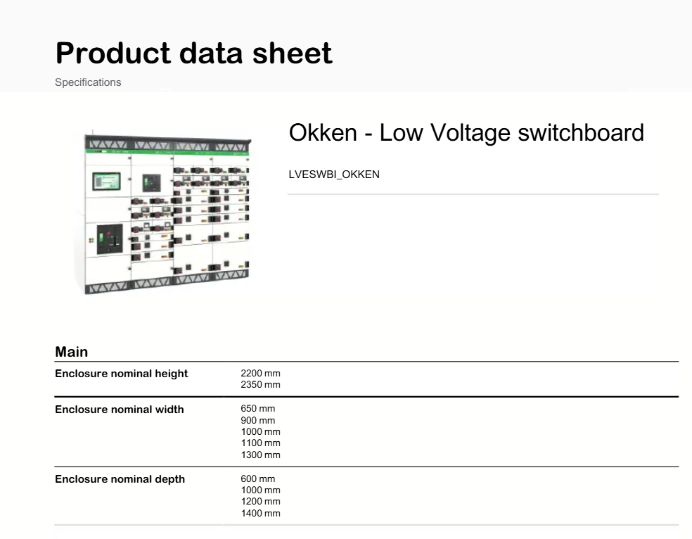 Customized Intelligent Low Voltage Distribution Cabinet with 7300A Busbar and IP54 Protection for Data Centers