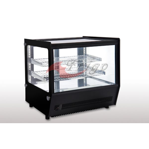 Air Cooling Countertop Bakery Display Case 120L / 160L LED Light Digital Dixell Controller