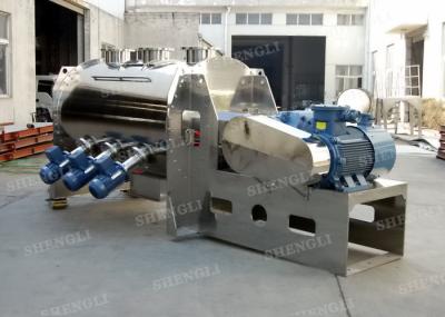 Anti Corrosive Horizontal Plough Mixer , Horizontal Batch Powder Blender